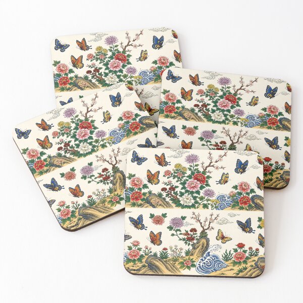 Item preview, Butterfly and Flower Pattern Design | Elegant Floral Nail Wrap designed and sold by K-Tradition.