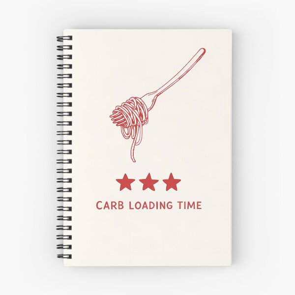 Item preview, Carb Loading Time Funny Pasta Fork and Stars Sport Food Art designed and sold by BeataPrint.