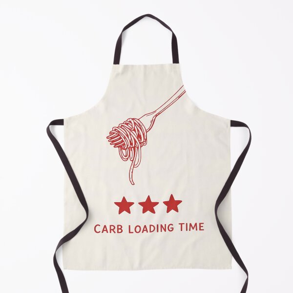 Item preview, Carb Loading Time Funny Pasta Fork and Stars Sport Food Art designed and sold by BeataPrint.