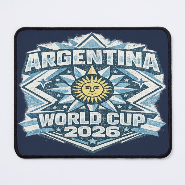 Item preview, Argentina World Cup 2026 Vintage Sun of May Retro Football Fan T-Shirt designed and sold by ArthUpscale.