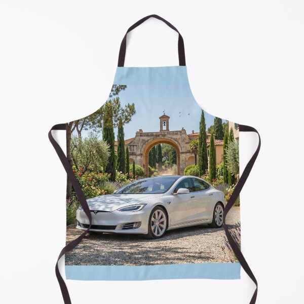 Artikelvorschau, Weißes Tesla Model S Toskana Italien Villa Anwesen Kunst entworfen und verkauft von UmSkelig834.