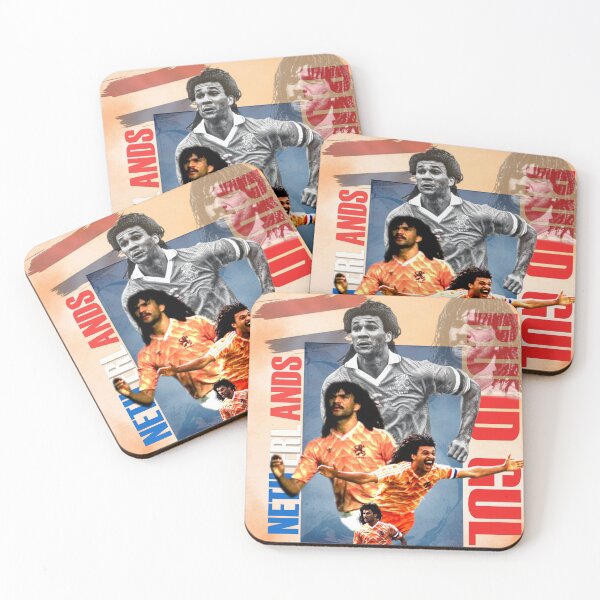Item preview, Ruud Gullit Netherlands Football Retro Poster Design designed and sold by Af-RT10.