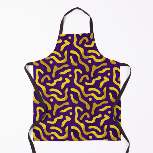 Item preview, Flowing Yellow And Purple Abstract Organic Pattern designed and sold by igraphixart.