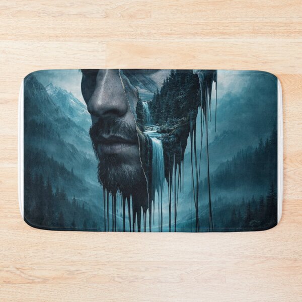 Item preview, Fractured face and inner landscape designed and sold by JcAbstractArt.