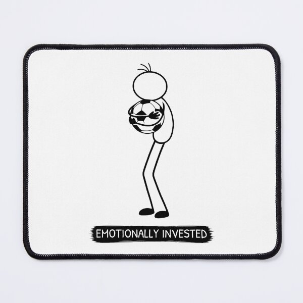 Item preview, Emotionally Invested Football Fan Design designed and sold by Pebl-Co.