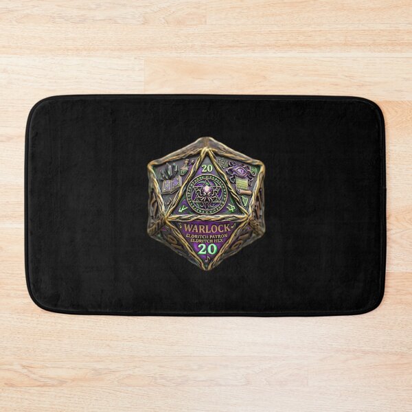 Item preview, Warlock D20 Dice RPG Eldritch Patron Fantasy Art designed and sold by DeerHouse.