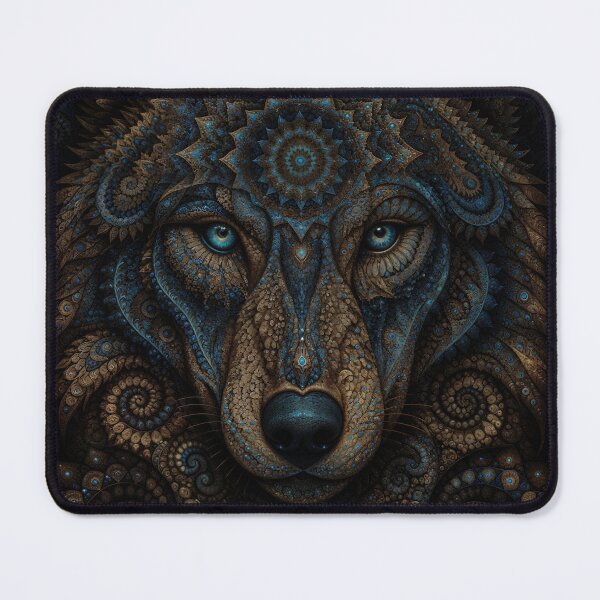 Item preview, Fractal Mandala Wolf designed and sold by Newstreams.