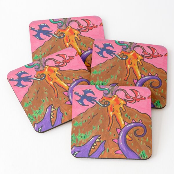 Item preview, The Dragons and the Volcano designed and sold by AvalonUnmuzzled.