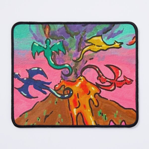 Item preview, The Dragons and the Volcano designed and sold by AvalonUnmuzzled.