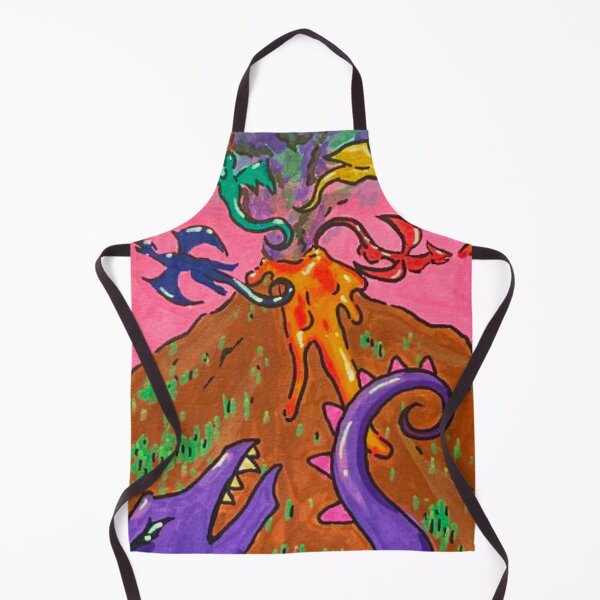 Item preview, The Dragons and the Volcano designed and sold by AvalonUnmuzzled.