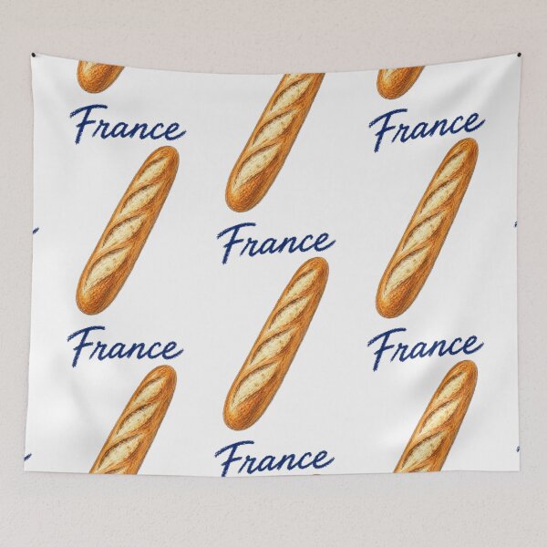 Item preview, France Baguette – Pencil Style Illustration designed and sold by JOANNASKAH.