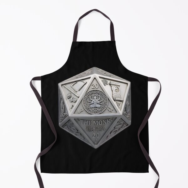 Item preview, Monk D20 Dice RPG Inner Peace Fantasy Art designed and sold by DeerHouse.