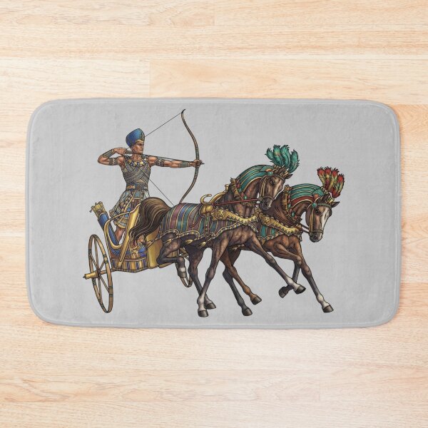 Item preview, Ancient Egyptian Chariot Warrior Archer – Pharaoh Battle Art Illustration designed and sold by Queen Cleopatra.