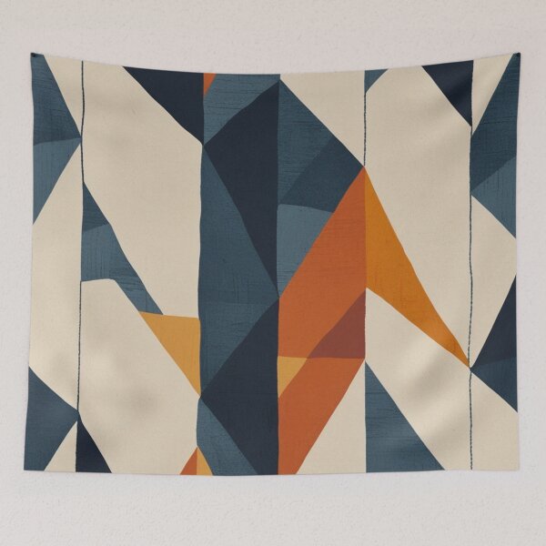 Item preview, Modern Abstract Shapes Plaster Texture Print designed and sold by EnmarcArt.