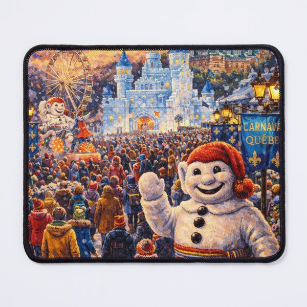 Item preview, Quebec Winter Carnival Celebration designed and sold by JcAbstractArt.