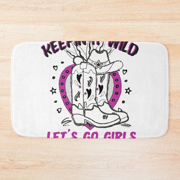 Item preview, Keepin It Wild Let's Go Girls Cowboy Boots Western T-Shirt designed and sold by Atique Creations.