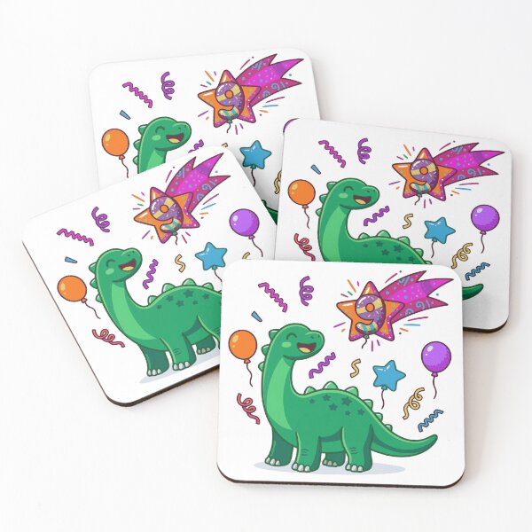 Item preview, Nine saurus birthday green long neck  designed and sold by Tronstell.