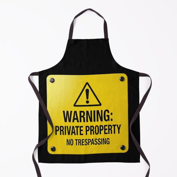Item preview, WARNING: PRIVATE PROPERTY designed and sold by Beluga Cat.