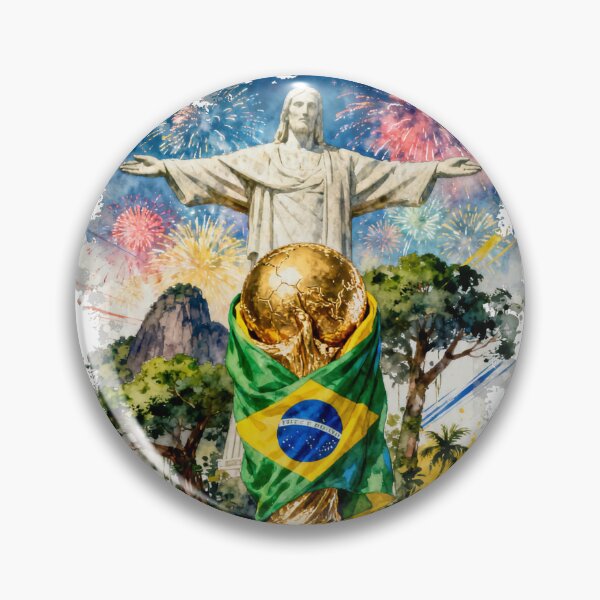 Item preview, Brazil Football Fan World Cup 2026 designed and sold by floverglowstudio.