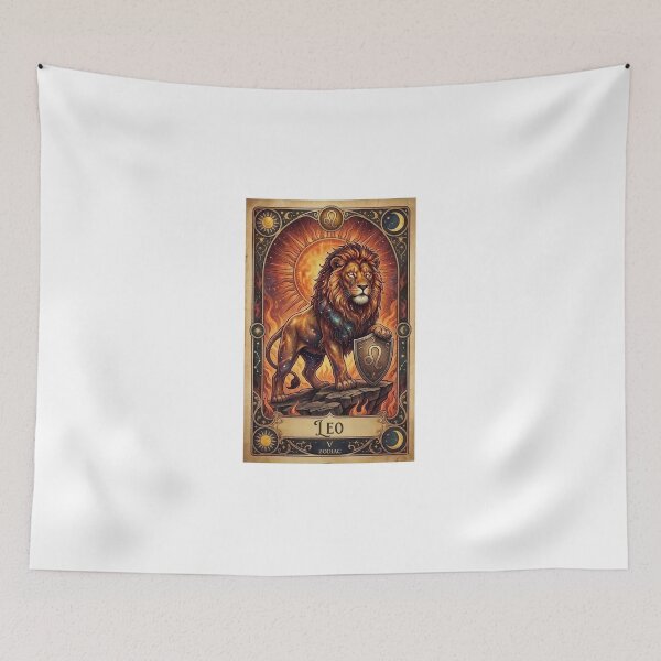Item preview, Leo Zodiac Tarot Card Vintage Fantasy Art designed and sold by DeerHouse.