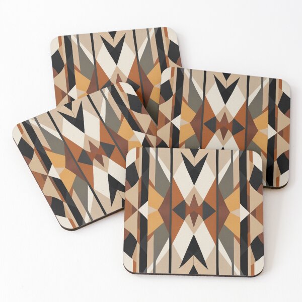 Item preview, Textured Interlocking Color Blocks Art Print designed and sold by EnmarcArt.