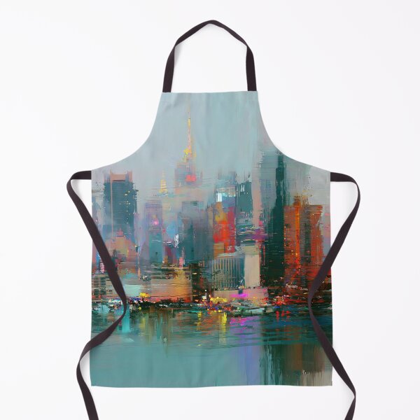 Item preview, Abstract City Skyline Artwork designed and sold by davidelder.