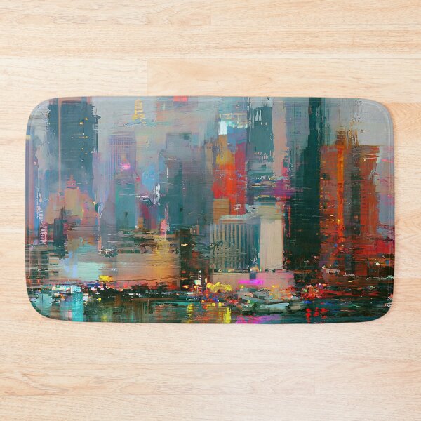 Item preview, Abstract City Skyline Artwork designed and sold by davidelder.