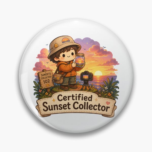 Item preview, Certified Sunset Collector designed and sold by Soulprint88.