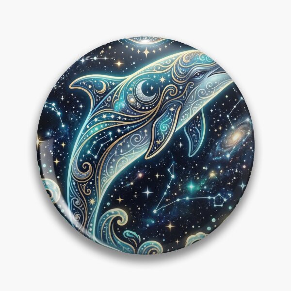 Item preview, Tarot Dolphin Harmony Celestial Ocean T-Shirt designed and sold by MERAKISL.