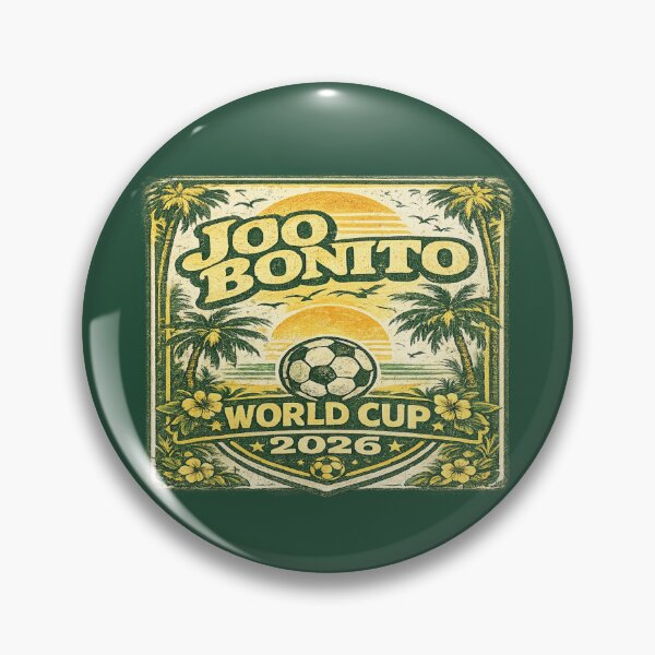 Item preview, Jogo Bonito World Cup 2026 Retro Vintage Football Fan T-Shirt designed and sold by ArthUpscale.