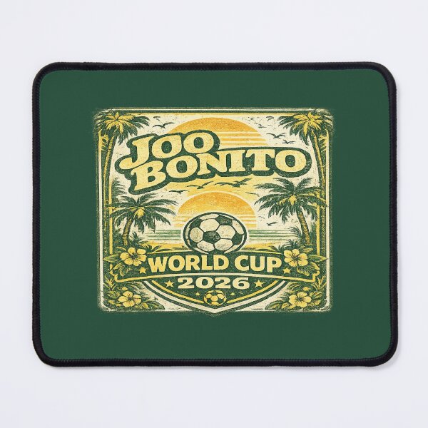 Item preview, Jogo Bonito World Cup 2026 Retro Vintage Football Fan T-Shirt designed and sold by ArthUpscale.