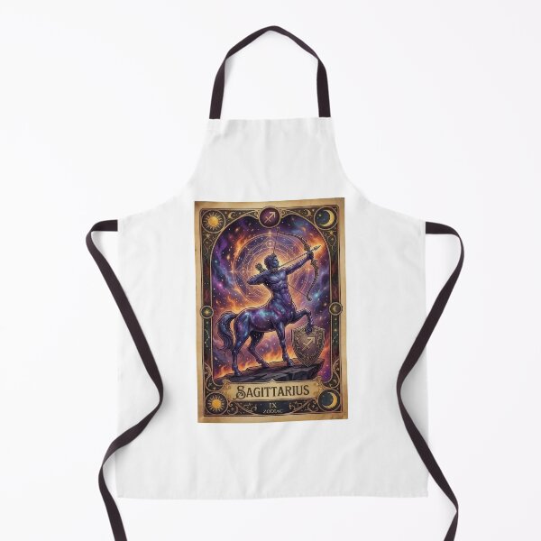 Item preview, Sagittarius Zodiac Tarot Card Vintage Fantasy Art designed and sold by DeerHouse.