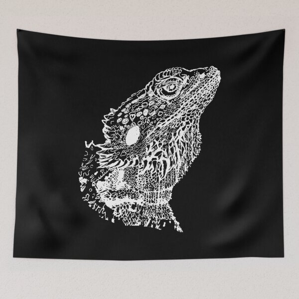 Item preview, Bearded Lizard - Light Lines designed and sold by The Stippler Process.
