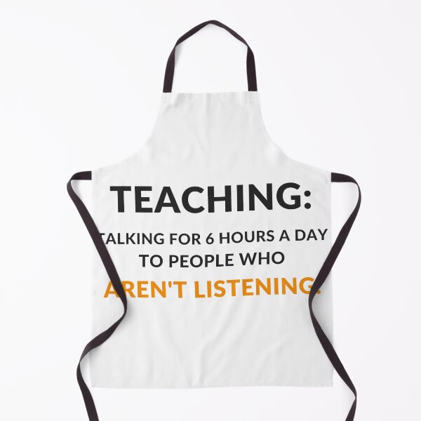 Item preview, Talking 6 Hours A Day To People Who Aren't Listening - Funny Teacher designed and sold by OpenKeyCreate.