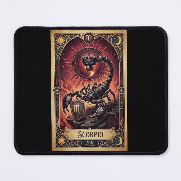 Item preview, Scorpio Zodiac Tarot Card Vintage Fantasy Art designed and sold by DeerHouse.