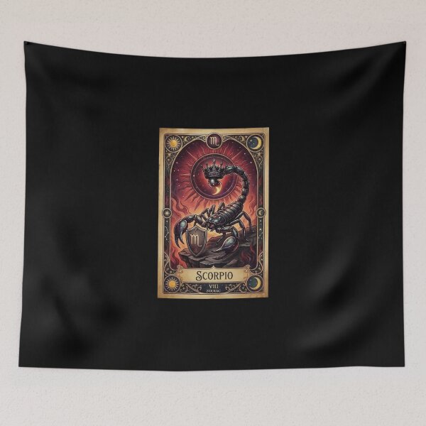Item preview, Scorpio Zodiac Tarot Card Vintage Fantasy Art designed and sold by DeerHouse.