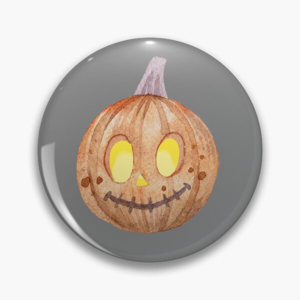 Item preview, Cute Jack-o’-Lantern Pumpkin Watercolor Illustration designed and sold by SashaZinch.