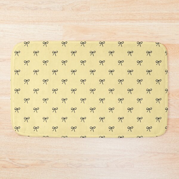Item preview, Yellow and Black Bow Pattern Phone Case for Mom | Minimalist Coquette Bow Journal for Students or Teachers | Cute Black Bow Aesthetic Blanket for Girls | Balletcore Ribbon Tote Bag Gift for Nurse designed and sold by VivaFy.