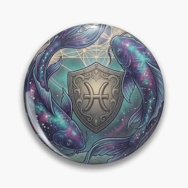 Item preview, Pisces Zodiac Tarot Card Vintage Fantasy Art designed and sold by DeerHouse.