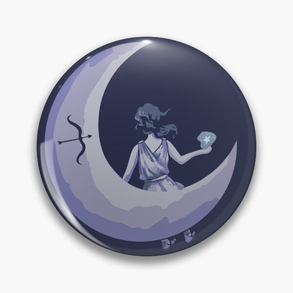 Item preview, Artemis and the Moon: Minimalistic designed and sold by KasiKreations.