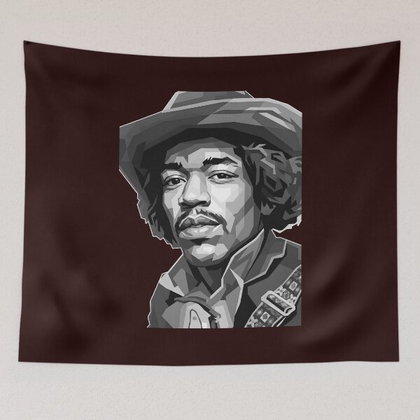 Item preview, Jimi Hendrix Grayscale  designed and sold by Japanese art.