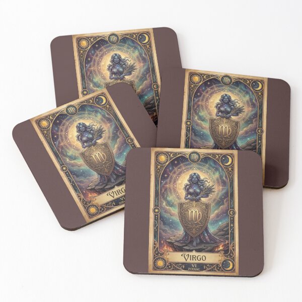 Item preview, Virgo Zodiac Tarot Card Vintage Fantasy Art designed and sold by DeerHouse.
