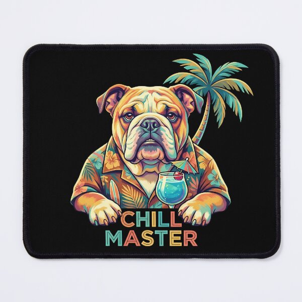 Item preview, Pop Art English Bulldog Summer - Chill Master Beach Dog designed and sold by Pfotenfaden.