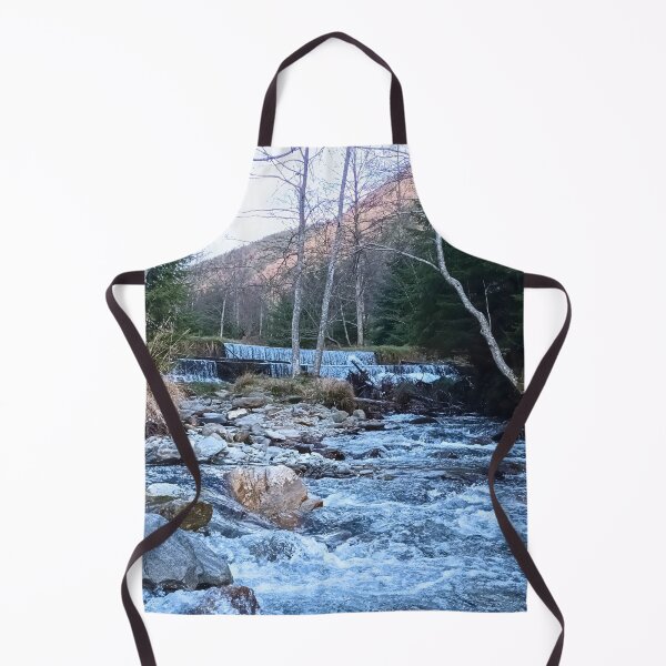 Item preview, Wild Mountain River Through Rocks – Forest Stream Scenic Nature Art from Romania designed and sold by MSMPrintDesign.