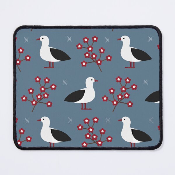 Item preview, Albatrosses on blue designed and sold by reneesillus.