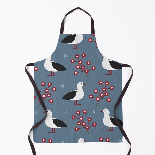 Item preview, Albatrosses on blue designed and sold by reneesillus.
