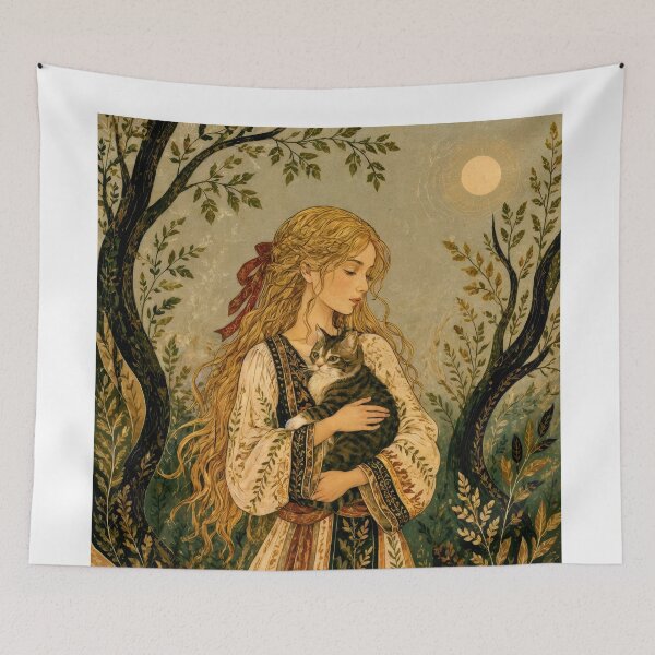 Item preview, Wall Art - Postcard - Moonlit Harmony – Mystical Nature Embrace designed and sold by ForeverPrintsOK.