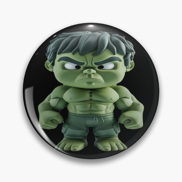 Item preview, Chibi Green Monster Superhero Figurine designed and sold by IndianShopper.