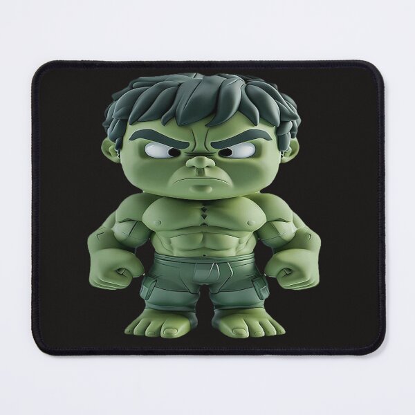 Item preview, Chibi Green Monster Superhero Figurine designed and sold by IndianShopper.
