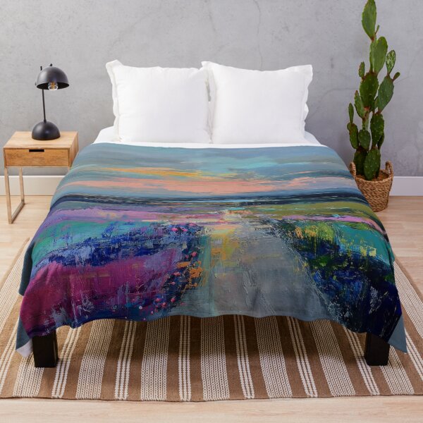 Item preview, Distant Lake Abstract Artwork designed and sold by davidelder.